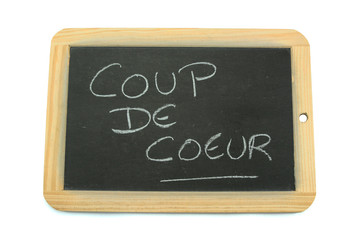 Obraz premium ardoise coup de coeur