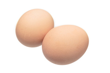 Egg isolated on white background