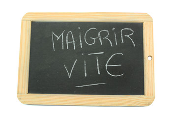 Obraz premium ardoise maigrir vite