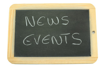 Obraz premium slate news events