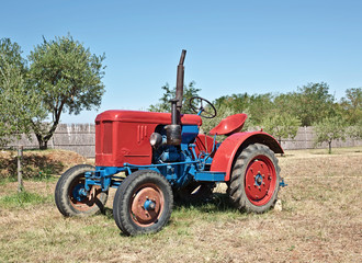 old tractor