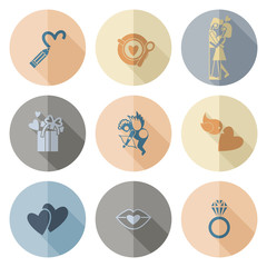 Happy Valentines Day Icons