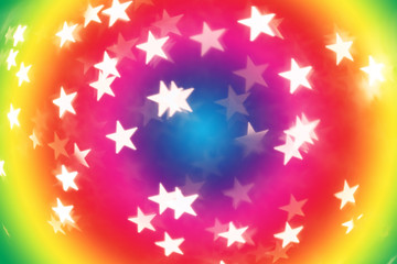 iridescent a boke with stars