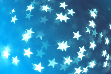 blue a boke with stars