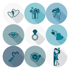 Happy Valentines Day Icons