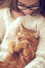 Cat sleeping © Alena Ozerova
