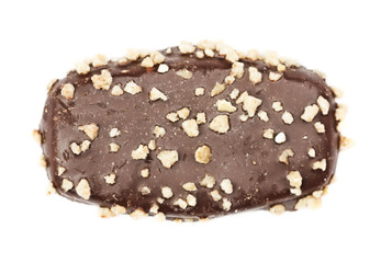 Chocolate cookies with nuts