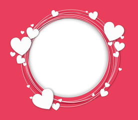 vector background with circles
