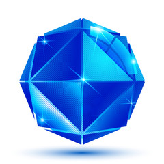 Textured abstract dimensional globe, sparkling pixilated spatial