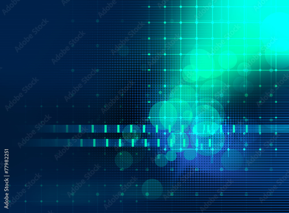 Poster colorful geometric grid and blur abstract background