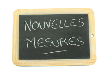 Obraz premium ardoise nouvelles mesures