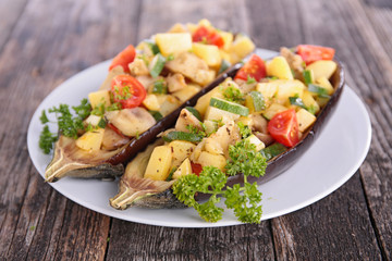 baked aubergine