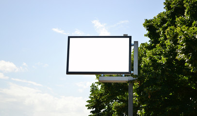 Straßenschild - ohne Text