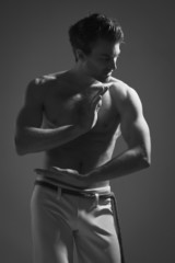 Fototapeta premium Fighter warming