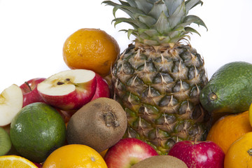 tropical fruit isolated