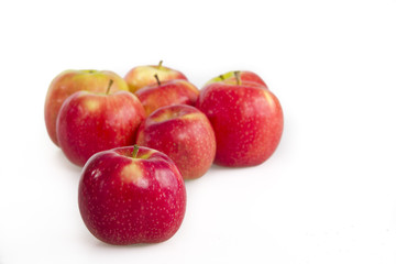 Fototapeta na wymiar red apples isolated