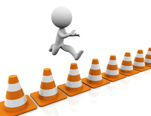 3d man challenge jump