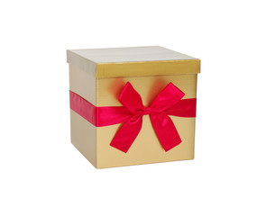 Gold gift box