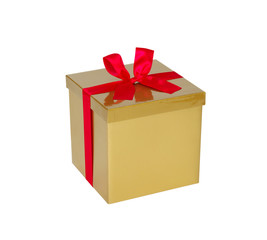 Gold gift box