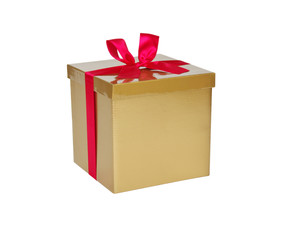 Gold gift box