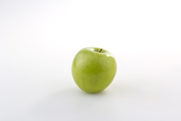 green apples isolated