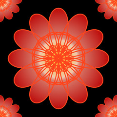 Abstract seamless background. Vector. 5