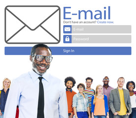 Email Online Messaging Social Media Internet Concept