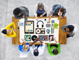 Media Movies Radio Music Tools Discussion Concept