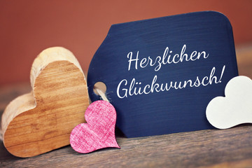 lovely greeting card - congratulations
