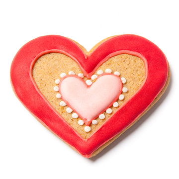 Valentines Gingerbread - Stock Photo