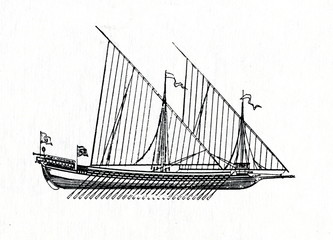 French galley La Réale (1694)