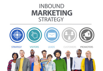 Inbound Marketing Strategy Advertisement Commercial Concept