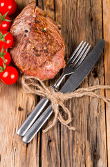 Delicious beef steak