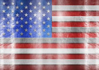 Obraz premium USA Weathered Flag