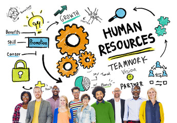 Obraz premium Human Resources Employment Job Teamwork People Diversity Concept