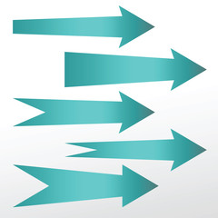 Arrow signs. Vector.