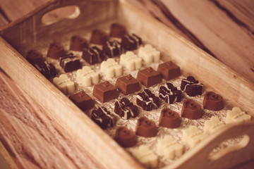 assorted chocolate treats