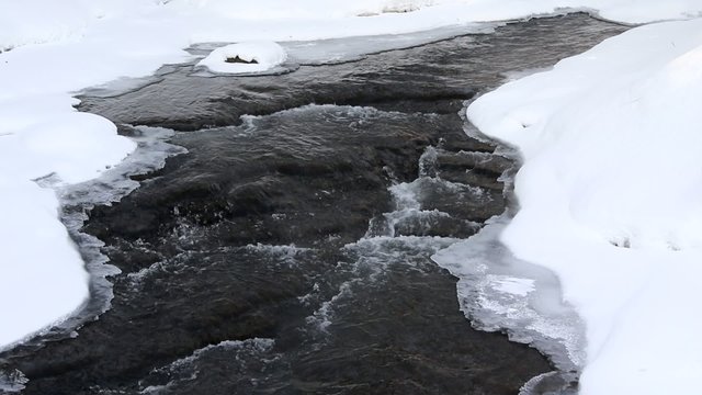 Chute en hiver