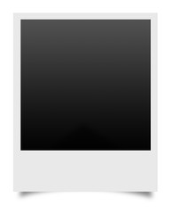 blank photos on a white background