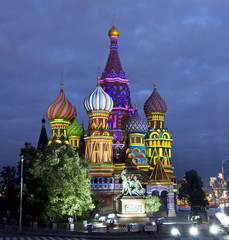 Fototapeta na wymiar Moscow, Saint Basils cathedral