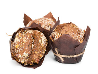 Muffin with nuts