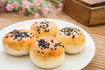 Chinese pastry or moon cake, Chinese festival dessert