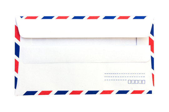 Closeup Of Air Mail Envelope