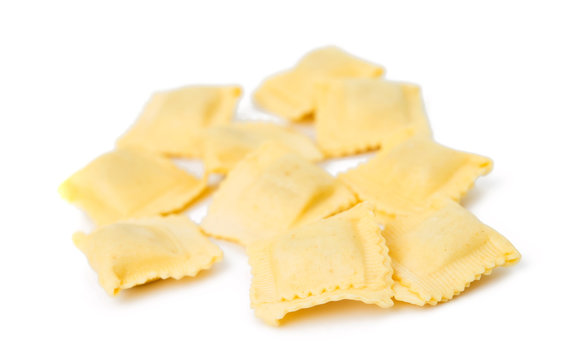 Ravioli pasta squares