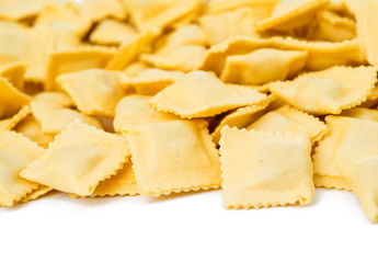 Ravioli pasta squares