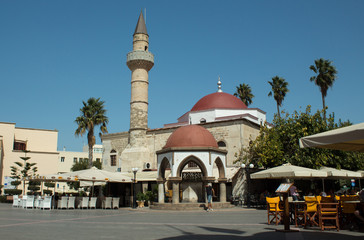 Fototapeta na wymiar Kos Griechenland Moschee