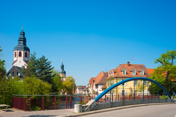 Obraz premium Friedrichsbrücke, Ettlingen