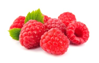 Ripe raspberries