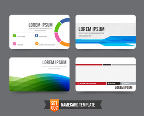 Business Card template set  002