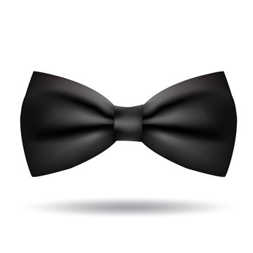 Vector Bow Tie Icon Isolated On White Background